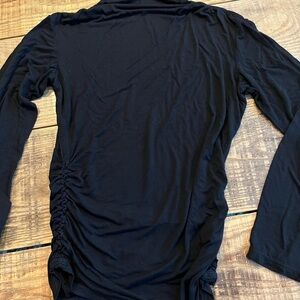 Max Studio side ruched turtleneck, M